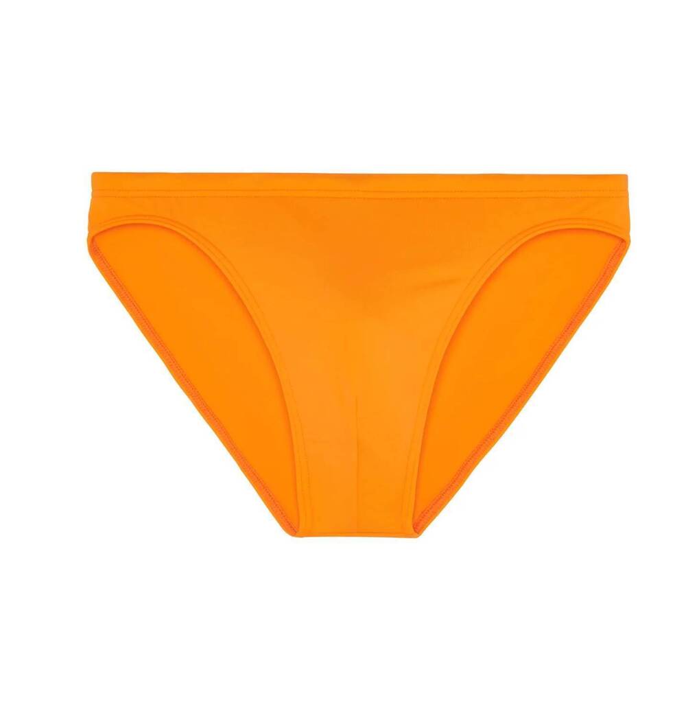 NEW HOM men's swim micro brief swimming trunks in orange